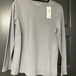 Slate Grey Long Sleeve T-shirt